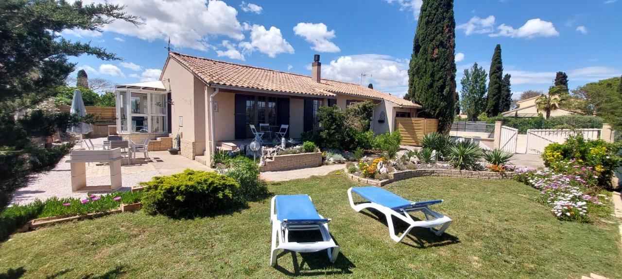 La Maison De Georges - Climatisee -Terrain Et Vue Etang Marseillan  Ngoại thất bức ảnh